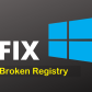 Avast Broken Registry Items