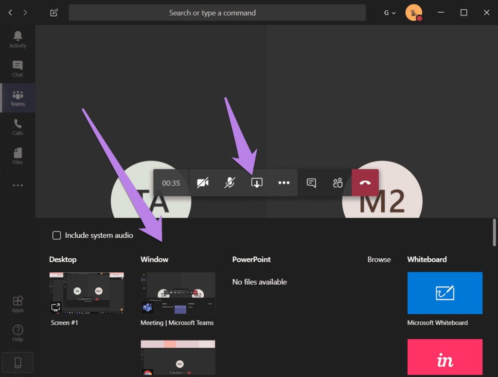 How to Share Screen on Teams