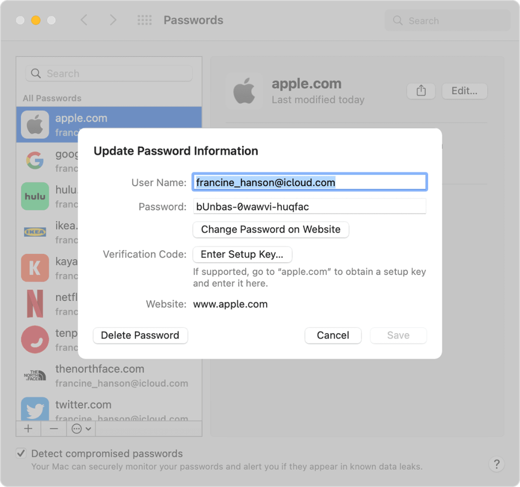 How to Find Saved Passwords on Mac